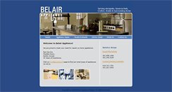 Desktop Screenshot of belairappliancerepair.com