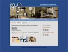 Tablet Screenshot of belairappliancerepair.com